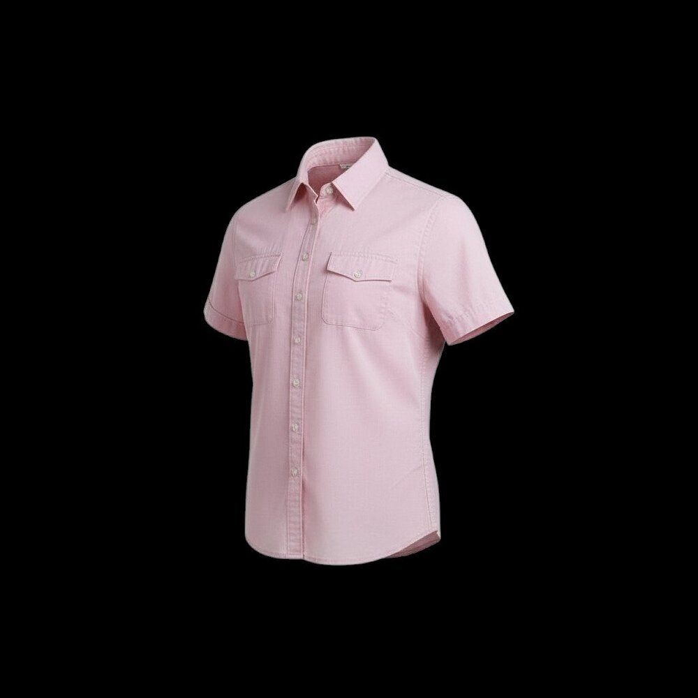 Perry Ellis Men’s XXL Pink Short Sleeve Button-Down Shirt